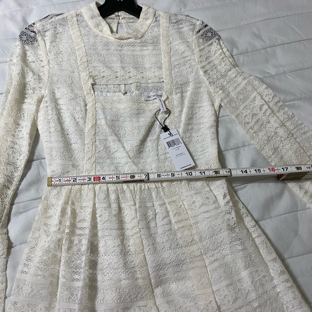 BCBGENERATION Lace Peek-a-boo Cutout Dress - Picture 11 of 15